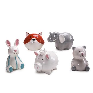 Tùy chỉnh bán buôn cá nhân tiết kiệm nồi đồng xu tiền hộp Matte màu Elephant Piggy ngân hàng - Product Image 1