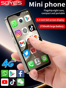 2025 mini thông minh 4G điện thoại <span class=keywords><strong>4.3</strong></span> inch hiển thị Octa lõi Android 12 2750mAh siêu dài chờ với Dual Sim thẻ - Product Image 3