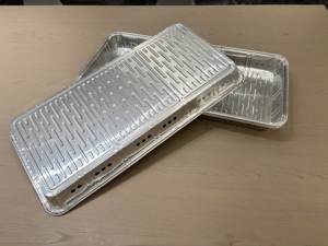 24 "/19"/13 "" פנויה גדולה בגודל גדול, נייר נייר כיריים גריל חיצונית bbq אלומיניום בדיל פיקניק מחנאות מנות אלומיניום גריל - Product Image 2