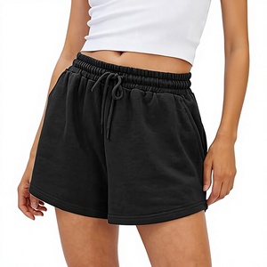 Shorts Deportivos de Cintura Alta para Mujer, con Logotipo Personalizado en la Cintura, Spandex/Poliéster, Secado Rápido, Cintura Elástica - Product Image 1