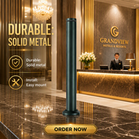 Diffuseur d'arômes intelligent électrique AeroScent en alliage d'aluminium 250 ml pour huiles essentielles, compatible application, usage hôtelier, garantie 1 an, réglage de la durée