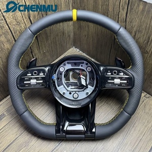Volant en cuir AMG GT pour Mercedes-Benz : Améliorez votre ancien modèle avec les nouveaux modèles W204, W205, W211, W212, W222, W213, W218, W219 - Product Image 1