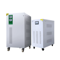 Stabilisateur de tension triphasé SVC à servomoteur à balais de charbon 60 kVA 80 kVA 380 V, régulateur AC automatique CE pour équipement industriel