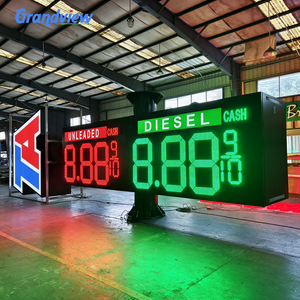 Letrero de gasolinera con pantalla LED a todo color, cartel publicitario, letrero de poste, letrero de monumento con precio de gasolina - Product Image 4