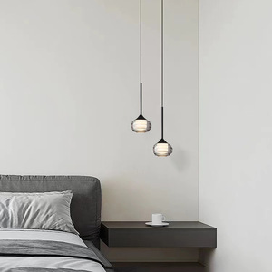 โคมไฟเพดานห้องนอนสไตล์มินิมอลทันสมัย โคมไฟติดผนังแนวตั้งยาวสำหรับตกแต่งผนังหลังทีวี ให้ความรู้สึกหรูหรา โคมไฟระย้าทันสมัย - Product Image 3