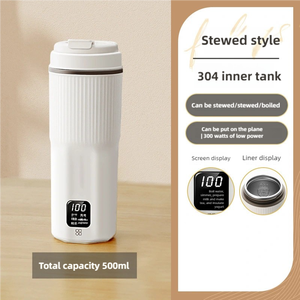 Hervidor portátil aislado de alta calidad, taza de té con calefacción eléctrica, botella de agua caliente, hervidor de agua de viaje con calefacción eléctrica - Product Image 3