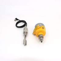 Sonde en acier inoxydable 316 boîtier en alliage d'aluminium 10m sortie de relais de câble IP65 conception d'avertissement jaune niveau de Type fendu