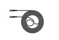 Cable USB Macaron superventas Durable de alta calidad de algodón trenzado tipo C a tipo C Cable de transferencia de datos de carga rápida 1m 2M