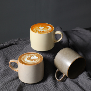 Professional High-Value Couple Water <b>Cup</b> New Design Coarse <b>Ceramic</b> Coffee Mug Retro Nordic Creative Cross-Border Business Gifts - Product Image 2