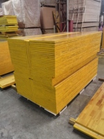500x2500mm Pine Wood Concrete Plywood 21mm 27mm 3 Ply Shuttering Formwork Plywood Board for Construction