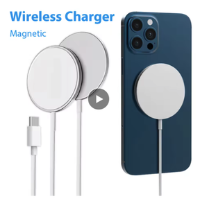 ที่ชาร์จไร้สายระบบแม่เหล็ก, สำหรับ iPhone 16 15 14 13 12 Pro Mini USB C 8 <span class=keywords><strong>PLUS</strong></span> XR MAX airpods ที่ชาร์จโทรศัพท์แบบเร็ว - Product Image 2