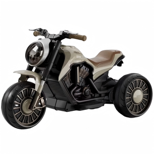 <span class=keywords><strong>Moto</strong></span> électrique à 3 roues pour enfants, jouet à conduire 6V7AH à double moteur, cruiser vintage avec musique Bluetooth pour les tout-petits - Product Image 4