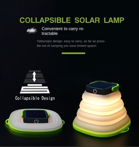 Linterna LED portátil para exteriores, tienda con energía Solar, recargable por USB, cuerpo de ABS, Color blanco, función colgante para acampar de emergencia - Product Image 5