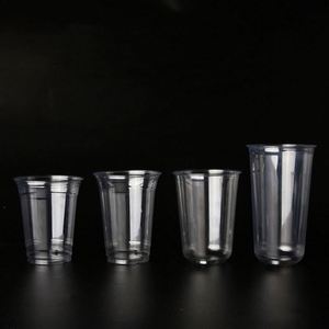 Vasos de Plástico Desechables con Logotipo Personalizado, Vasos Transparentes para Té de Burbujas, Bebidas y Jugos, con Tapas - Product Image 3