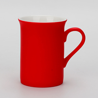 Mug promotionnel personnalisé en céramique fine translucide, en porcelaine écologique, vierge pour sublimation, vente en gros
