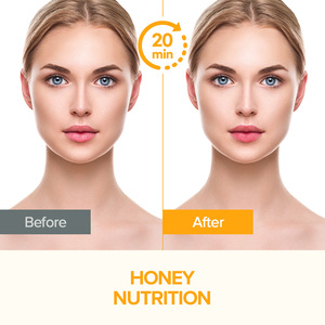 JMsolution-Juego de mascarillas de gelatina real con veneno de abeja coreana, máscara de propóleo real luminosa con miel, hidratación facial, 10 Uds.