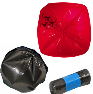 HC Office Use Garbage <b>Bag</b> Star <b>Sealing</b> T Shirt <b>Bags</b> on Roll - Product Image 1