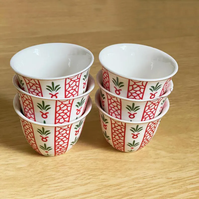 Fabriek Keramische Arabisch Porselein Ethiopische Cawa Koffie Cup Zonder Handvat
