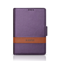 Casing HP Anti Benturan Minibook Fatctory Baru untuk iPhone Duo Duo, Casing HP Dompet Kulit PU Mewah untuk Samsung Z Fold 8 Flip