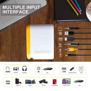 2025 nuevo Q11 Pro Mini proyector inteligente adaptable enfoque automático 3 dispositivos sincronización conexión USB lente Manual 4K para oficina en casa - Product Image 4