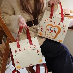 High Quality Fast Ship Disposable Thermal Food Cooler Bag LastingLa Insulation Nonwoven Takeout Bag for Bread Dessert Takeaway - Product Image 1