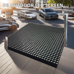 Ngoài trời đầy đủ màu sắc <span class=keywords><strong>P6</strong></span> <span class=keywords><strong>LED</strong></span> hiển thị bảng điều chỉnh cho đô thị video quảng cáo bức tường - Product Image 3