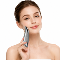 Appareil de beauté facial portable, micro-vibration, micro-courant, masseur pour le soin de la peau, compresse chaude, outil anti-âge