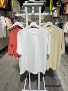 <b>Custom</b> <b>Design</b> Men's Casual Knitted Blank <b>Compressed</b> Oversized Rib Crewneck Heavyweight Cotton T-<b>shirt</b> - Product Image 3