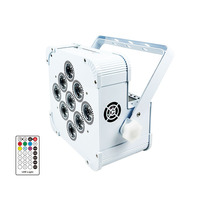MAKY MQ-G117-luz led para dj, ktv, discoteca y espectáculo, 9x18w, 6 en 1, inalámbrica, dmx, rgbwa, uv