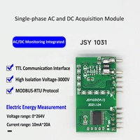 Module monophasé AC DC Module de mesure de puissance auto-adaptatif Sortie TTL Modbus RTU Voltmètre Amp Compteur d'énergie intelligent