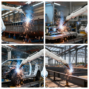 Nouveau robot de soudage de précision de style moderne avec un bras robotique collaboratif à 6 axes de haute qualité fr5, charge utile de 5 kg, pour le soudage - Product Image 6