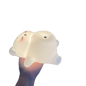 Veilleuse en silicone Ourson Ronfleur, lumière chaude, contrôle tactile, rechargeable USB, lampe de chevet en forme de lapin - Product Image 5