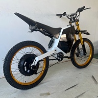 Nueva Bicicleta Eléctrica HCBK Stealth Bomber de 22000W 75AH de Larga Distancia, Motor sin Escobillas QS de 496 Nm de Torque, Batería de 72V, Todoterreno, Montaña