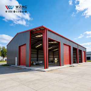 ศูนย์กระจายสินค้าธุรกิจ โรงงานโครงสร้างเหล็กทนทานต่อแผ่นดินไหว โกดังเก็บสินค้าคาร์บอน Q355b อายุการใช้งาน 50 ปี - Product Image 1