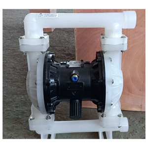 Pompe pneumatique à diaphragme pour traitement des eaux industrielles, transfert d'acides et d'alcalis, double QBY en plastique - Product Image 5