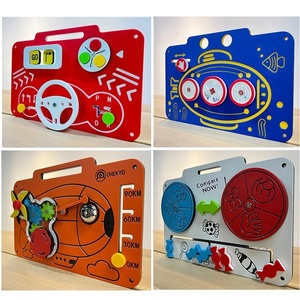 Jeu mural extérieur pour maternelle : Excavatrice mécanique, labyrinthe mural, jeu de manioplage, puzzle pour enfants - Product Image 2