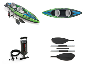 INTEX 68306 Kayak Inflable <span class=keywords><strong>Challenger</strong></span> K2 para 2 Personas, Portátil, para Aventura - Product Image 6