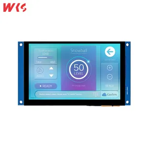 Werkseitig MCU 16bit/8bit Schnitts telle mit einer Auflösung von 800x480 5-Zoll-TFT-LCD-Display mit kapazitiver Touch panel platine