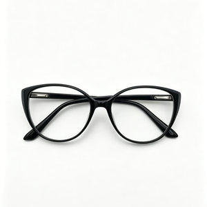 YX-2265 Montura de Gafas Negras de PC, Gafas de Moda Estilo Ojo de Gato Vintage para Hombre y Mujer, Gafas Ópticas, Lentes Graduadas - Product Image 2
