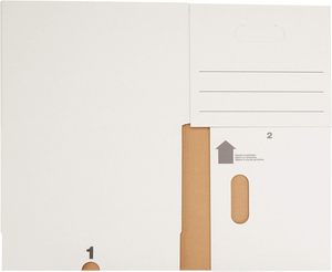 Cajas de Almacenamiento/Archivamiento con Tapa Desmontable - Tamaño Carta/Legal, Resistentes, Fácil Montaje, Blancas, Paquete de 20 - Product Image 4