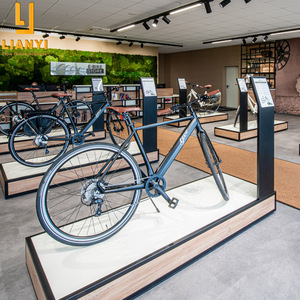 <span class=keywords><strong>E</strong></span> xe đạp cửa hàng thiết kế hiển thị lịch thi đấu hiện đại MDF kim loại xe đạp hiển thị đứng - Product Image 5