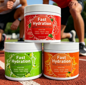 Suplemento Deportivo <span class=keywords><strong>en</strong></span> Polvo con Electrolitos para Adultos, Marca Privada OEM, Bebida Hidratante con Sabores Frutales, Repuesto Rápido de Electrolitos, Producto Popular - Product Image 1