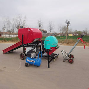 2024 última 70-80 pcs/h máquina empacadora de ensilaje de maíz empacadora y máquina envolvedora 2 piezas de envoltorio unidad Bale 120kg - Product Image 4