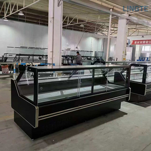 Vitrine réfrigérée pour la viande fraîche, <span class=keywords><strong>avec</strong></span> dégivrage <span class=keywords><strong>automatique</strong></span>, refroidissement par air, verrouillage de sécurité, pour les supermarchés européens - Product Image 2