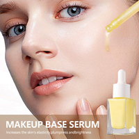 Sérum de base de maquillage éclaircissant nacré, hydratant végétalien pour le visage, marque privée, logo personnalisé, cosmétiques 20ml OEM ODM