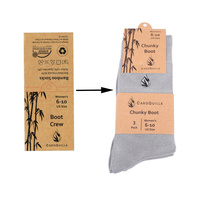 Chaussettes de sport et d'affaires unisexes noires unies en coton de bambou biologique respirant, à compression, pour la vente en gros – Fabricants