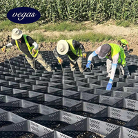 Système de stabilisation du sol en géocell HDPE pour routes, parkings, allées, sentiers et renforcement des chaussées, épaisseur 1,0 à 1,7 mm