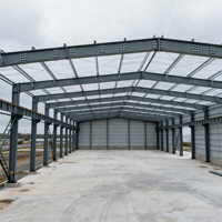 Bâtiment d'atelier en structure acier préfabriquée entièrement préassemblée, rapide et facile à construire, conception personnalisée