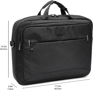 Basics Computer Estuche de transporte de hombro para computadora portátil y tableta de <span class=keywords><strong>15</strong></span>,<span class=keywords><strong>6</strong></span> <span class=keywords><strong>pulgadas</strong></span> para computadora portátil negra - Product Image 6