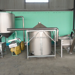 Accessoires pour granulateur plastique <span class=keywords><strong>silo</strong></span> machine à granulés plastique bac en acier inoxydable avec ventilateur - Product Image 3
